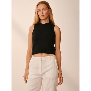 NWT About You x Marie Von Behrens Lena Top in Black